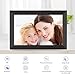Digital Picture Frame 10.1 Inch, WiFi Digital Photo Frame with 16GB Storage, IPS HD Touchscreen, Instant Photo & Video Upload via Uhale APP, Wall-Mounted, for Mom, Housewarming Black