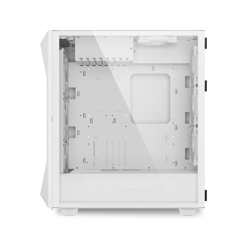 Sharkoon REV300 - Tower - PC - Schwarz - ATX - EATX - micro ATX - Mini-ITX - Geh?rtetes Glas - Taschenl?fter (4044951039593)