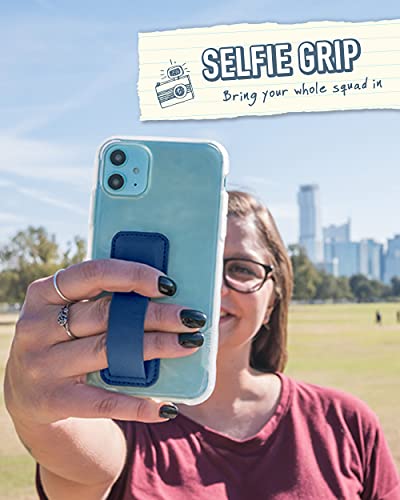 Smartish Phone Grip Loop - Prop Tart - Pop Out Finger Strap And Holder With Kick Stand [Compatible With All Iphone And Android Phones] - Blues On The Green #TOP4