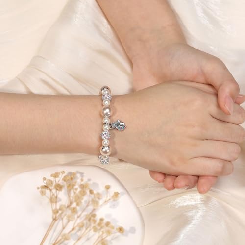 Image of Kvekstio Unicorn Gift Happy Bday Bracelet with Unicorn Charm Gift for 3 4 5 6 7 8 9 10 Years Old Daughter Granddaughter Niece