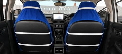 Image of ROMAN HOME Car & Office Chair Towel with 2 Tie Knots| Super Soft 400 GSM (2, car Gary)