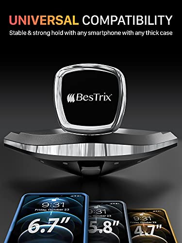 Bestrix Magnetic Phone Car Mount |Universal Magnetic Car Cell Phone Holder | Magnet Car Phone Holder Compatible W/ Iphone 12 11 Pro/11 Pro Max/Xs/Xr/X/8/7,Galaxy S10/S10+/S9/S9 Note & More (Cd Slot) #TOP5