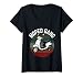Femme Chemise de cyclomoteur rétro vintage pour scooter et moto T-Shirt avec Col en V