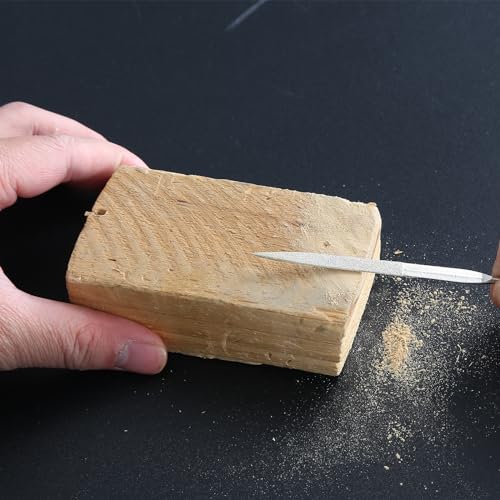 13 tlg feilenset metall für Metall und Holz, Schlüsselfeilen set. Mit Holzfeilen Set und Metallfeile Set für präzise Arbeiten. Inklusive Diamant feilen, perfekt für Werkstatt und Heimwerken
