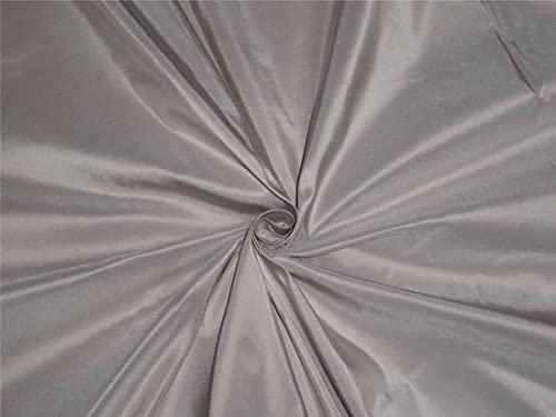 Tissu taffetas pure soie lavande rose et ivoire largeur 137 cm vendu au yard