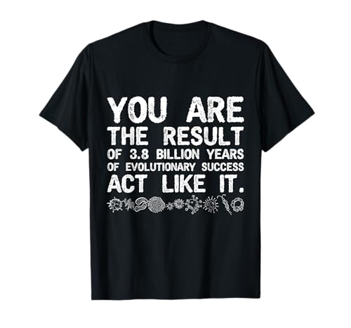 Evolución Biológica Científico Microbiología Biología Camiseta