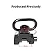 LANHE TACTICAL Rifle Sling Swivel Mount Push Button Release Sling Loop Ring Pack of 2