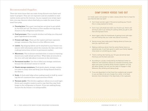 Image of Dump Dinners: The Absolute Best Dump Dinners Cookbook with 75 Amazingly Easy Recipes