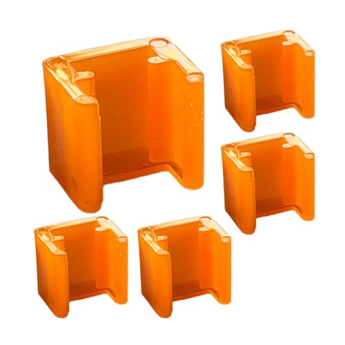 5 Pcs 894742 Nailer Nose Cushion Fits Porter Cable brad nailer models BN125A, BN200A, NS100, NS150A, Nailer Nose Bumper for Reducing Scratches on Workpieces, Flexible Plastic,Injection Molded, Orange