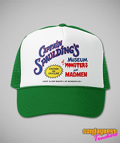 Captain Spaulding Hat - Museum Of Monsters And Madmen, Retro Horror Trucker Hat, Fried Chicken And Gasoline, House Of 1000 Corpses Shirt #TOP4