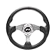 Simoni Racing INT330/P Interlagos Universal Steering Wheel, Schwarz