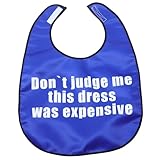 UPKOCH Babero para Adultos de Babero Lavable para Personas Mayores para Comer Casa o Restaurante Protector de Ropa Portátil