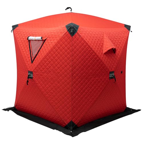 WUPYI2018 Tienda de campaña de invierno para 2 personas, cálida, portátil, tienda de campaña...