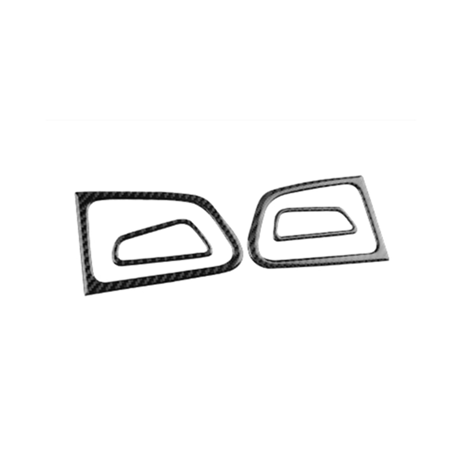 Pvcuhwf Black Dashboard Outlet Cover Compatible With For Megane 4 2016-2025 Lhd Rhd Car Dashboard Air Vent Trim Sticker Air Outlet Decorative Frame Cover