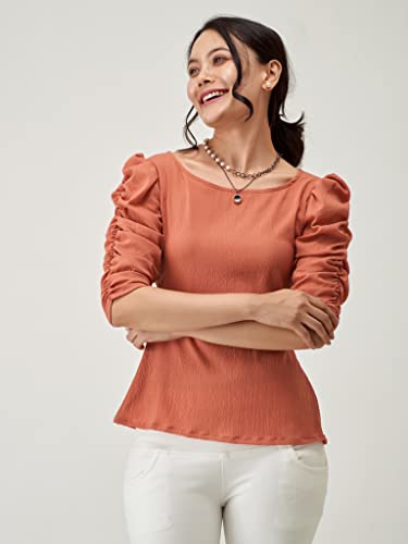 Image of AASK Casual Solid Women Top