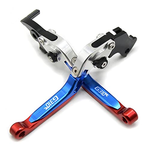 Kupplung Bremshebel Zubehör Für B-M-W G310R G 310 R G310 R G 310R 2017 2018 2019 2020 Motorrad CNC Bremsgriff Einstellbare Klappbremskupplungshebel (Color : A)