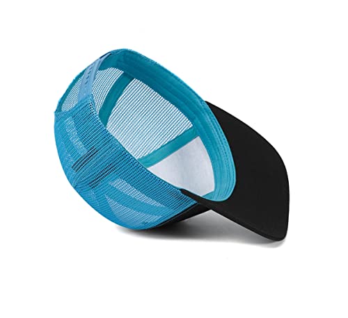 Image of Quanhaigou Trucker Hat - Mesh Snap Back - Unisex Adjustable Baseball Cap - Outdoor Hats for Men Women