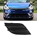 Miriam Song Waterproof Front Bumper Fog Light Cover Bezel Trim, Long lasting Fog Lamp Protection Cover for Clio IV (2016-2019) (Left: 263317377R)