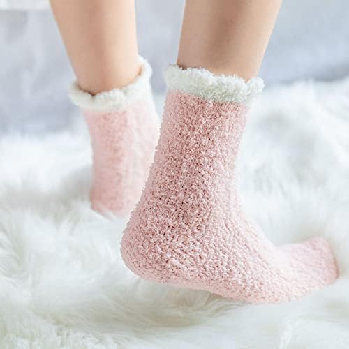 Loritta Fuzzy Socks for Women, Warm Soft Fluffy Winter Cozy Cute Animal Gifts Slipper Sock3