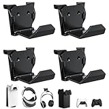 【Installation sans installation】Design sans installation, il suffit d'accrocher ce support mural pour manette sur votre console PS5 pour sécuriser votre manette ou casque PS5 à votre console PS5, ce qui rend vos accessoires de jeu plus compacts et peu encombrants. Convient pour console PS5 et console Xbox Series X.