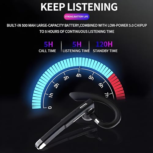 Auricular Bluetooth con Micrófono y Estuche de Carga miniatura 3