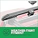 MasterTop No Drill Windshield Header for Summer Soft Top Installations|Fits all 1997-2006 Jeep TJ Wranglers|Fits all Brands of Summer Soft Tops|Not needed for MasterTop Mesh Tops|14700201