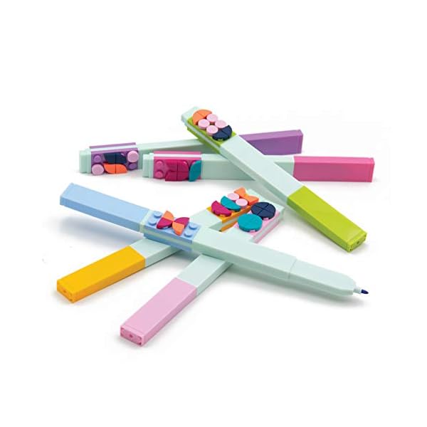 Lego DOTS 6er-Pack Marker mit schnell trocknender Tinte - Innovative Malwerkzeuge für angehende Lego Künstler – Bild 6
