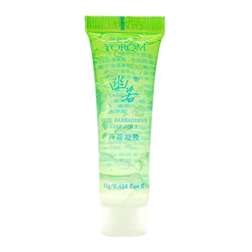 Gel d'Aloe Vera biologique pour apaiser, hydrater et réparer la peau - Idéal pour le visage, la peau, les cheveux et les soins après-soleil et le soulagement des coups de soleil Cover