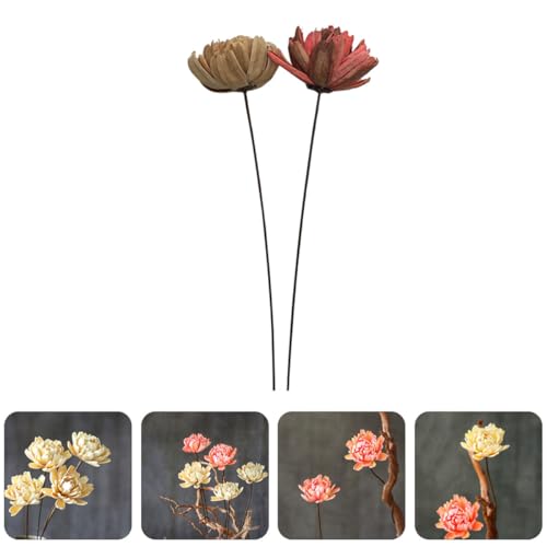 Luxshiny 2pcs Ramo de Flores Secas Decorativas miniatura 7