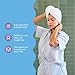 Turbie Twist 2-Pack Extra Long Microfiber Hair Towel for Beauty, Travel, Gifting - Hair Wrap Turban for Long & Thick Hair - Premium Personal Care - Pink&Mint
