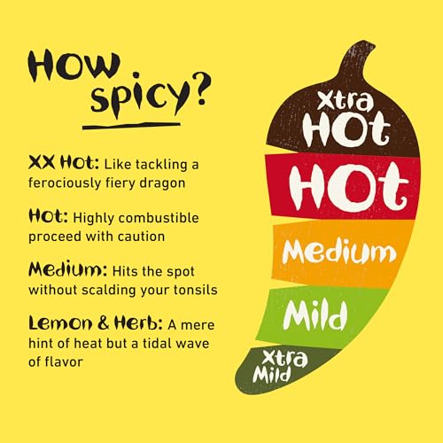 Nandos Peri Peri Sauce Medium 4 Pack - Spicy Sauces, Seasoning or Marinade for Wings, Fish, Meat, Rice or Veg - No Artificial Colors, Flavors, Non-GMO, No MSG, Gluten Free - x4, 9.2 Oz Medium