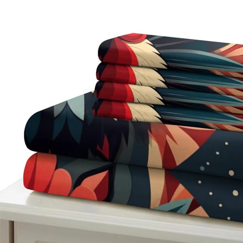 Housse de couette poulet fermeture éclair lit double anti-pli - 7