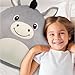 DolliBu Snug Mooshies Donkey Stuffed Animal Plush Toy - Large Cuddly Farm Life Super Squishy Soft Toys, Huggable Big Plush Animals for Girls and Boys, Cute Toy Animal Pillow for Kids - 17 inches