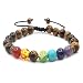 Produktbild Tiger Eye Geflochtenes Seil Armband Einstellbar 7 Chakra Reiki Yoga Balance Armband für Herren und Damen Geschenke