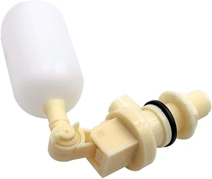 1 Pack 1/2" Water Float Valve with Adjustable Arm, Oiginal Float Ball Valve Shut Off for Automatic Waterer Bowl Tank Trough for Horse Cattle Sheep Pig Dog Drinker