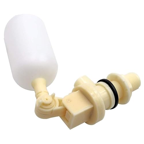 Lucky Farm - Válvula de flotador de agua de 1/2 pulgadas con brazo ajustable, válvula de bola de flotador…