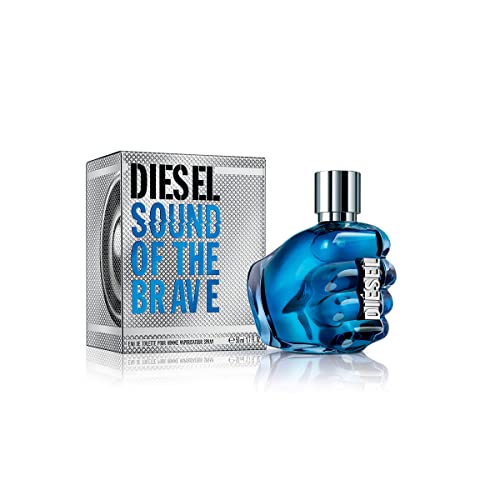 Diesel Sound Of The Brave Eau De Toilette Spray Cologne For Men - Bison Grass Accord, Amber Woods & Juniper Essence, 1.7 Fl Oz #TOP1