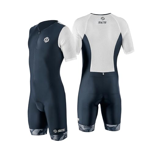 SLS3 Triathlon Suits Mens - Aerodynamic Sleeved Tri Suit Men – Lightweight Trisuit with Premium FX...