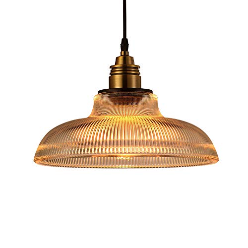 Lustres d'intérieur à LED style industriel rétro en verre noir E27S - 2