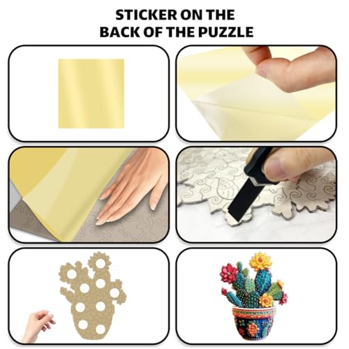 Juego de madera de cactus y puzzle de ingenio familiar interactivo 4