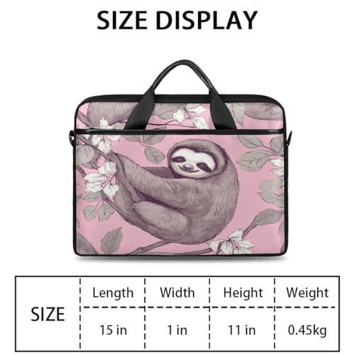 Bolsa para laptop con diseño retro y correa ajustable 15 pulgadas miniatura 2