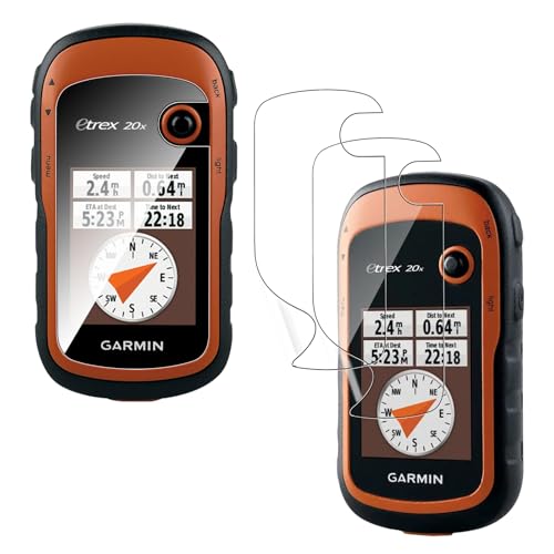 MEMELOKA 3 Piezas Protector de Pantalla para GARMIN ETREX 20x /ETREX 32x /ETREX 10/ETREX 20, TPU Película de Flexible, Alta Definición y Alta Sensibilidad con 3D Cobertura Completa