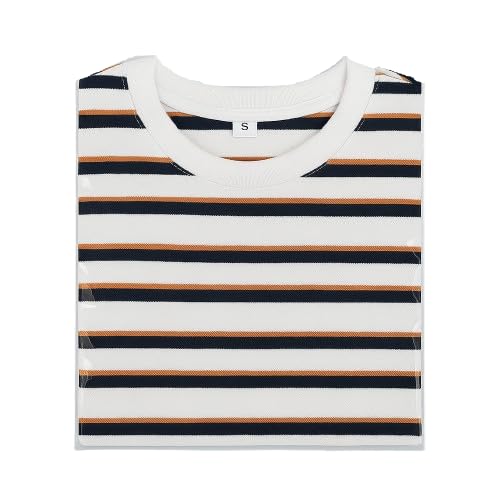Image of Children's Striped Cotton T-Shirt, Classic Design, Multiple Colors, Age 1-7