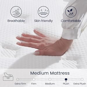 Crayan Queen Mattress, 10 Inch Queen Size Mattress in a Box, Memory Foam Innerspring Hybrid Mattress for Pressure Relief, Motion Isolation, Breathable Comfort, CertiPUR-US Crayan Queen Mattress 10 Inch Queen Size Mattress in a Box Memory Foam Innerspring Hybrid Mattress for Pressure Relief Motion Isolation Breathable Comfort CertiPUR US