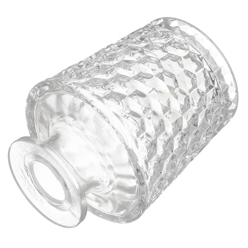 TOVINANNA Flacon Diffuseur en Verre Rechargeable 100 ML Conteneur Aromathérapie Forme Conique Classique Décoration Intérieure pour Salle de Bain et Bureau