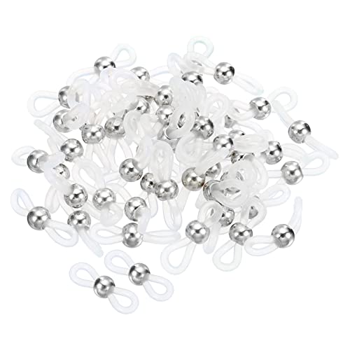 Image of PATIKIL Eyeglass Chain Connector, Pack Adjustable Anti Slip Strap Holder Chain End Loop for Women Men Eyeglasses Sunglasses
