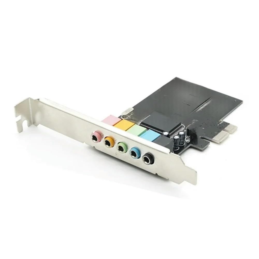 for 1PC PCI Express PCI-E 5.1ch 6channels CMI8738 Audio Sound Card D5257A 7/8