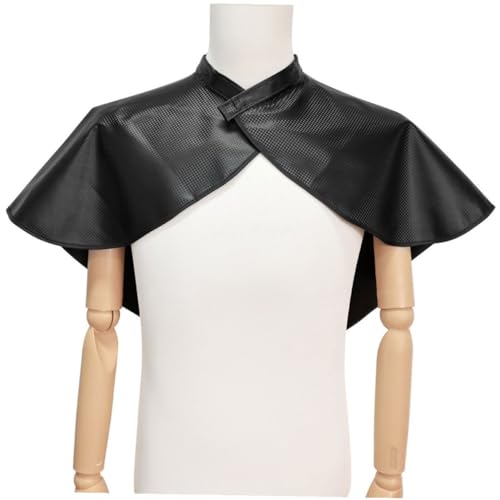 Capa impermeable para corte de cabello 2 pcs negra miniatura 4
