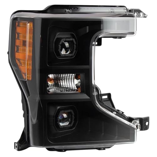 Image of TRQ Passenger Side Headlight Assembly Composite Compatible with 2020-2022 Ford F250 /F350 /F450 Super Duty 2020 F550 Super Duty FO2503405