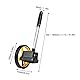 Messrad, 0~9999,9 M Miniaturmessrad Tragbares Messrad Handgehaltenes Präzisionsmessrad Teleskopisches Messrad, 450 Mm - 1050 Mm, Aluminiumlegierung + TPR-Kunststoff(Small wheel)